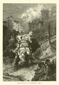 Ludwig der Dicke auf einem Feldzug von French School