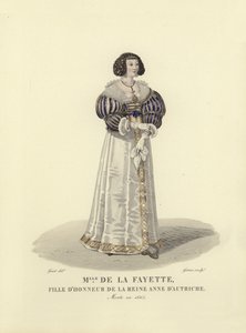 Louise de la Fayette, Ehrendame von Anna von Österreich, Königin von König Ludwig XIII. von Frankreich