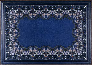 Unterer Buchdeckel mit Blumendesign, 1886 von French School