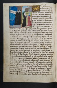 Seite aus Cent Nouvelles Nouvelles, ca. 1461-62