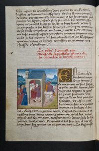 Seite aus Cent Nouvelles Nouvelles, ca. 1461-62