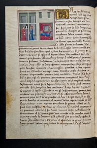 Seite aus Cent Nouvelles Nouvelles, ca. 1461-62