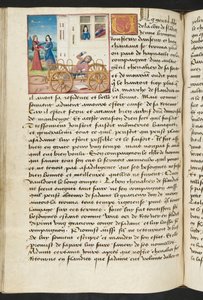 Seite aus Cent Nouvelles Nouvelles, ca. 1461-62