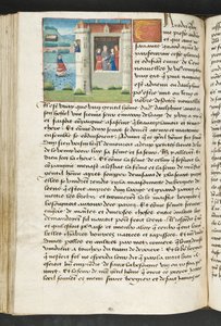 Seite aus Cent Nouvelles Nouvelles, ca. 1461-62 von French School