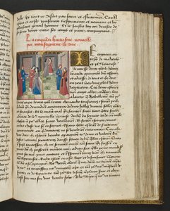 Seite aus Cent Nouvelles Nouvelles, ca. 1461-62
