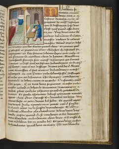 Seite aus Cent Nouvelles Nouvelles, ca. 1461-62