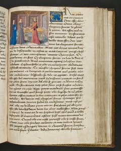 Seite aus Cent Nouvelles Nouvelles, c.1461-62 von French School