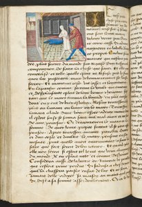 Seite aus Cent Nouvelles Nouvelles, c.1461-62 von French School