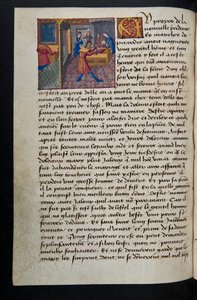 Seite aus Cent Nouvelles Nouvelles, c.1461-62