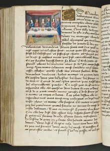 Seite aus Cent Nouvelles Nouvelles, c.1461-62 von French School