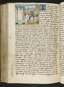 Seite aus Cent Nouvelles Nouvelles, c.1461-62