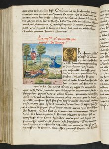 Seite aus Cent Nouvelles Nouvelles, c.1461-62 von French School