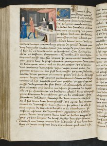 Seite aus Cent Nouvelles Nouvelles, c.1461-62 von French School