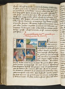 Seite aus Cent Nouvelles Nouvelles, c.1461-62