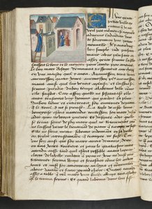 Seite aus Cent Nouvelles Nouvelles, c.1461-62