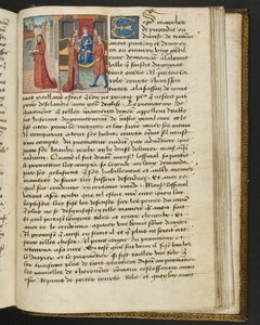 Seite aus Cent Nouvelles Nouvelles, c.1461-62
