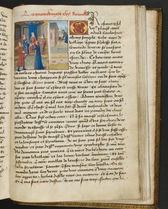 Seite aus Cent Nouvelles Nouvelles, c.1461-62