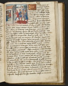 Seite aus Cent Nouvelles Nouvelles, c.1461-62