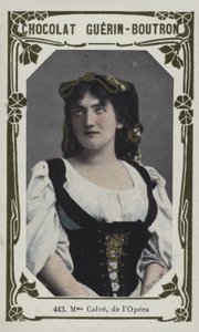 Madame Calvé, von der Oper von French School