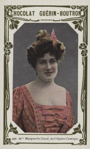 Madame Marguerite Carré, von der Opéra-Comique von French School