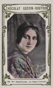 Madame Napierkowska, von der Opéra-Comique von French School