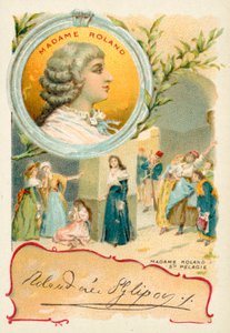 Madame Roland, Französische Revolutionärin von French School