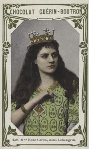 Madame Rose Caron in Lohengrin von French School
