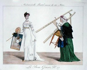 Mademoiselle Pastel gefolgt von ihrer Mutter, Tafel 17 aus 