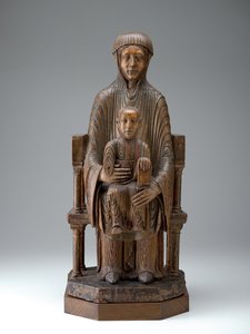 Madonna und Kind in Majestät, um 1150-1200 von French School