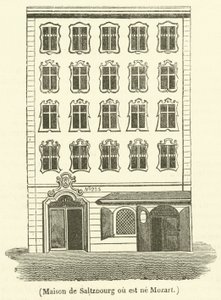 Haus in Salzburg, Geburtsort von Mozart