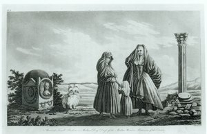 Maltesische Frauen, aus Ancient and Modern Malta von Pierre Marie Louis de Boisgelin de Kerdu, veröffentlicht 1805 von French School