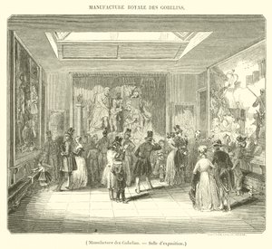 Manufaktur der Gobelins, Ausstellungssaal von French School