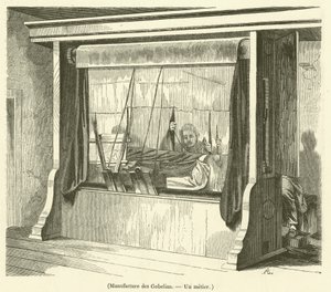 Manufaktur der Gobelins, Ein Webstuhl von French School