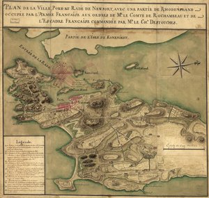 Karte von Newport, Rhode Island