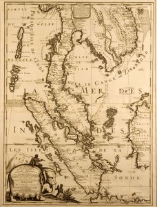 Karte von Südostasien, 1687