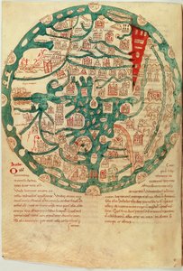 Mappamundi, nach Isidor von Sevilla, ca. 1130-1135
