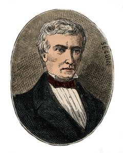 Marc Seguin (1786-1875) Architekt und Ingenieur - Gravur in „Sciences à la range de tous - physics et chimie populaires“ von Alexis Clerc - Ende 19. Jahrhundert - Private Sammlung