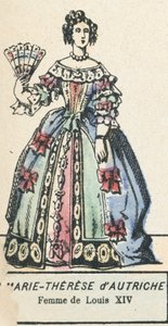 Maria Theresia von Österreich, Frau von Ludwig XIV von French School