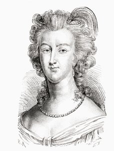 Marie Antoinette, aus Histoire de France, veröffentlicht um 1880 von French School