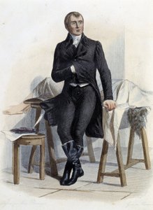 Marie Francois Xavier Bichat (1771-1802), französischer Mediziner und Physiologe - in „Le Plutarque français“, von Mennechet, Paris von French School