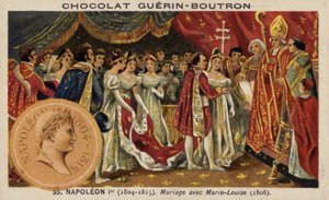 Heirat von Napoleon und Marie Louise von Österreich von French School