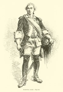 Marschall Saxe von French School