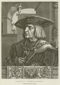Maximilian I., Kaiser von Deutschland (Stich) von French School