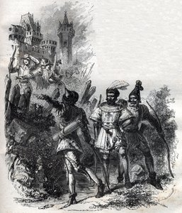 Söldner und Banditen von Papst Clemens VI (Peter Roger) von French School