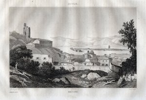 Messina - Sizilien - Gravur aus „Italien pittoresk“ - Historische und beschreibende Darstellung von Italien von M. de Norvins, Ch. Nodier 1834-1836 von French School
