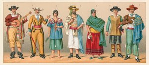 Mexikanische Tracht von French School