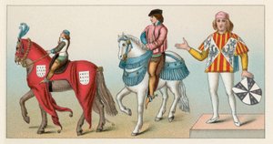 Kostüme des Mittelalters von French School
