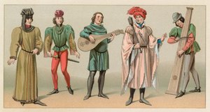 Kostüm des Mittelalters von French School