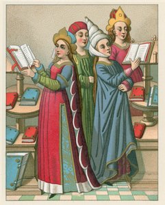 Kostüme des Mittelalters von French School