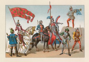 Kostüm des Mittelalters von French School